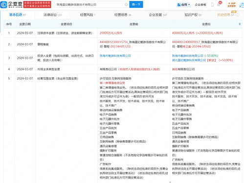 珠海星紀魅族增資至4億元，強化信息系統集成服務能力